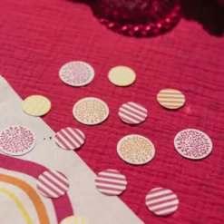 100 confettis en papier à parsemer - Collection Pink Lemonade