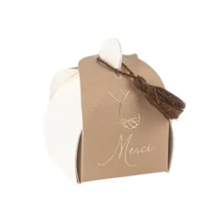 9 contenants "Merci" FSC® - 5 x 7 cm - Collection Bella Terra