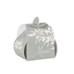 10 contenants "Merci" FSC® - 5 x 7 cm - Collection Greenery