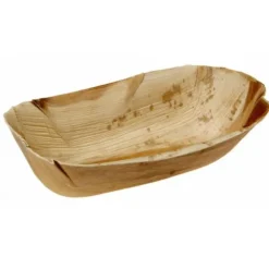 4 corbeilles ovales en palmier - 22 cm - 70 cl