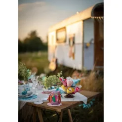 5 Cornets Gypsy en lin - Emeraude