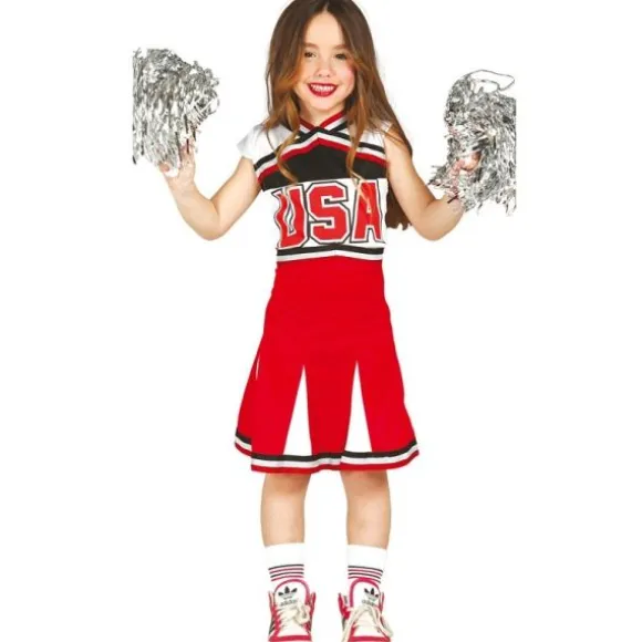 Costume de Cheerleader Fille - Taille au Choix
