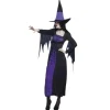 Costume de Sorcière Violette Femme - Taille au Choix