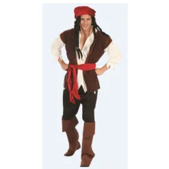 Costume Pirate avec Surbottes - Homme - Taille au choix