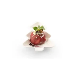 20 Coupelles en Canne à Sucre - Sapin - 10 x 8,5 cm