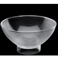 6 coupelles en plastique 22 cl - Transparent