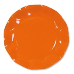 10 Coupelles Vagues en Carton - Orange