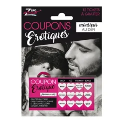 Coupons Erotiques - Modèle au choix