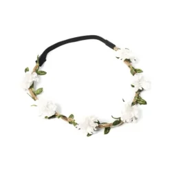 Couronne de fleurs en papier - Couleur au choix