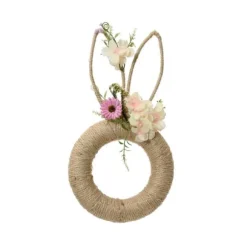 Couronne en forme de lapin à suspendre - 39 cm - Pâques