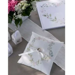 Coussin pour alliances - Mariage Végétal