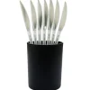 10 couteaux réutilisables en plastique - 20 cm - Couleur au choix