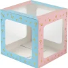 Cube décoratif pour Gender Reveal - Fille ou garçon - 30 x 30 x 30 cm