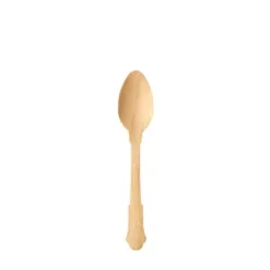 6 Cuillères à Café en Bois Naturel "Vintage" - Pure - 12 cm