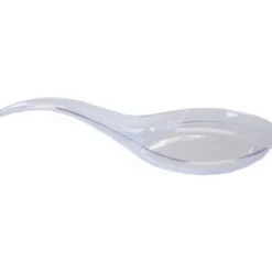16 cuillères de dégustation transparentes en plastique réutilisable - 1,5 cl
