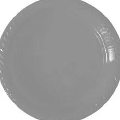 10 cuillères en argent en plastique réutilisable - 17 cm