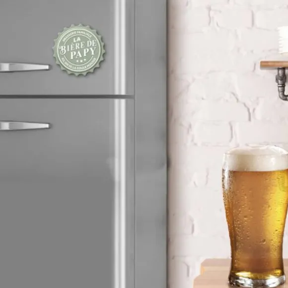 Décapsuleur magnétique affectif - La Bière de Papy - Collection Famille d'Amour