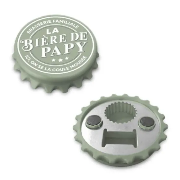 Décapsuleur magnétique affectif - La Bière de Papy - Collection Famille d'Amour