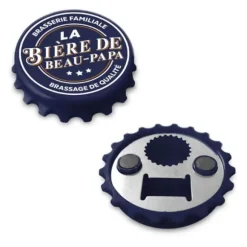 Décapsuleur magnétique affectif - La Bière de Beau-Papa - Collection Famille d'Amour