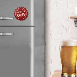 Décapsuleur magnétique affectif - Tout travail mérite sa bière - Collection Famille d'Amour