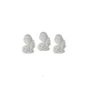 Décoration calice blanche façon pâte à sucre x6