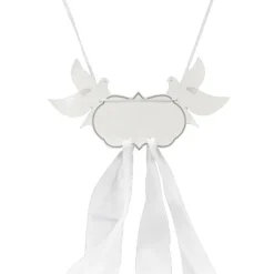 Décoration de chaise pour Mariage - Colombes Blanches