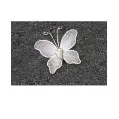 Décoration de Table - Papillon Blanc