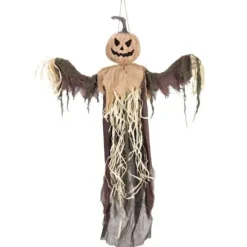 Décoration d’Halloween à suspendre - Épouvantail Citrouille - 95 cm