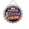 Décoration murale Capsule en métal - Modèle au Choix