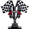 Décoration à poser en bois - Coupe de champion - Collection Formule 1
