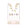 Décoration Pour Gâteau - Collection "Mademoiselle Rose"