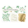 60 décorations de table en carton à parsemer - Collection Vive les Mariés