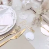 2 Décorations de table - Parrain et Marraine - Plexi Or