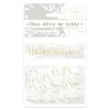 60 décorations de table à parsemer - Collection Baptême