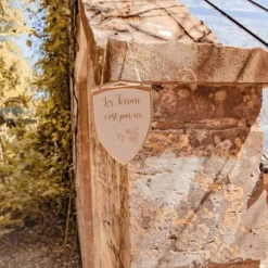 3 décorations directionnelles - Collection Boho Blush et Or
