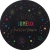 10 décorations en bois "Joyeux Anniversaire" à parsemer - Diamètre 5 cm - Collection Festicolor - Couleur au choix