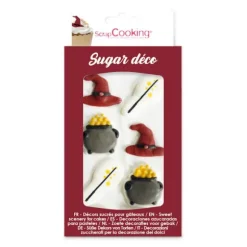6 décorations sucrées pour gâteaux - Sorcier