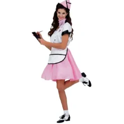 Déguisement Adulte Serveuse 50's - Taille Unique