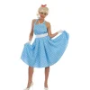 Déguisement Années 60 Robe Bleue