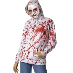 Déguisement avec sweat et masque de Tueur Psychopathe pour adulte - Taille unique