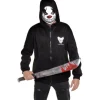 Déguisement avec sweat et masque de Clown Tueur pour adulte - Taille unique