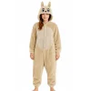 Déguisement de Lulu Monster Beige pour femme - Taille unique