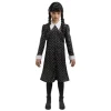 Déguisement de Mercredi ® Addams pour enfant - Robe noire à motifs - Taille au choix