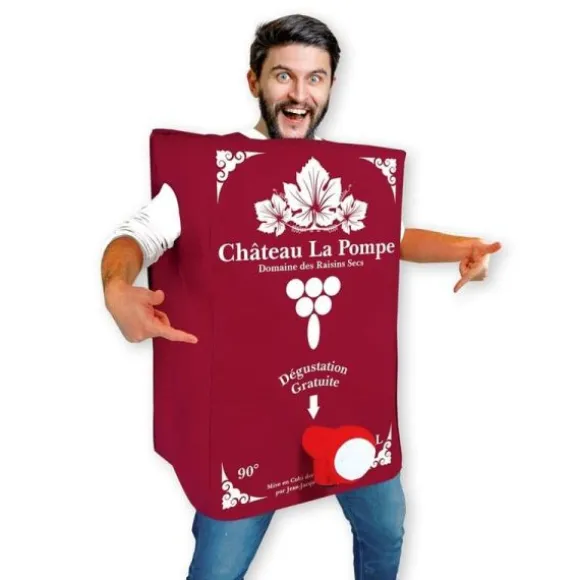 Déguisement de Méga Cubi de Vin pour adulte - Taille unique
