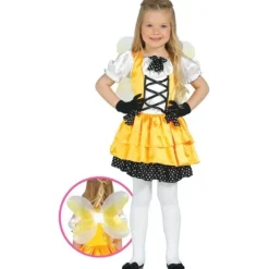 Déguisement de Papillon Jaune pour fille - Taille 5/6 ans