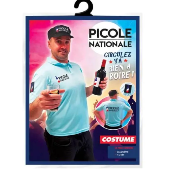 Déguisement de Policier - Picole Nationale pour homme - Taille Unique