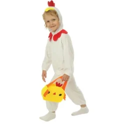 Déguisement de Poussin avec panier pour enfant - Pâques - Taille au choix