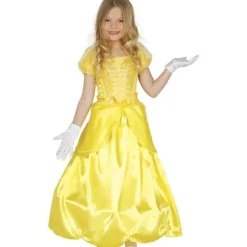 Déguisement de Princesse Jaune pour fille - Taille au choix