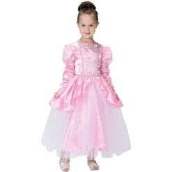 Déguisement de Princesse Rose pour fille - Taille au choix