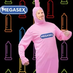 Déguisement de Préservatif "Megasex" pour adulte - Taille unique